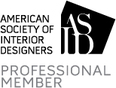 Professional Member of American Society of Interior Designers [ASID]
